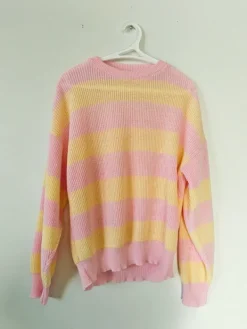 New Söpö raidallinen neule koko S