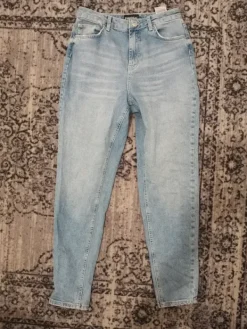 Pieces Suorat korkeavyötäröiset farkut