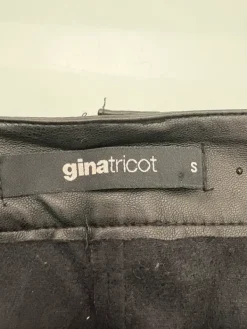 Online Gina Tricot Tekonahkainen maxihame halkiolla