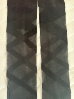 Clearance let me see Thin sheer black thigh-high stockings