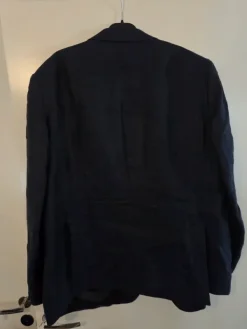 Sale Dressmann Tumman sininen pellavapuku