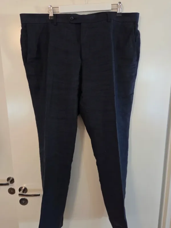 Sale Dressmann Tumman sininen pellavapuku