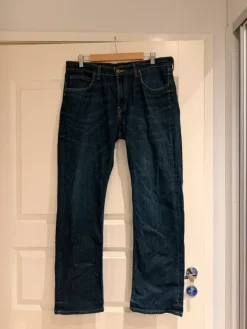 New Lee tummansiniset farkut