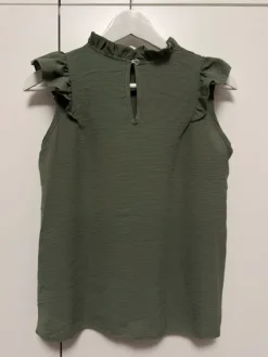 Discount Tummanvihreä toppi