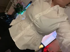 Online Gina Tricot Täysin käyttämätön pitsikuvioitu Kauluspaita