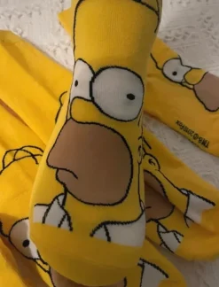 Discount The Simpsons UUDET Kuvalliset sukat-Simpsonit 40-45- 3 paria