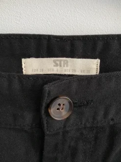 Clearance Stradivarius UUDET mustat cargohousut / NYA svarta cargobyxor - M/38