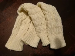 Outlet Uudet säärystimet valkoiset 40 cm