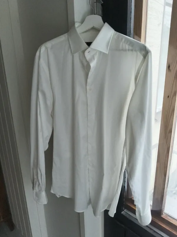 Sale Dressmann Valkoinen kauluapaita