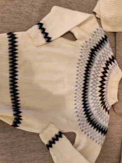 Hot Esmara Valkoinen norjalaistyylinen kirjoneule