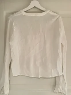 New Valkoinen pitsi kuvioitu paita