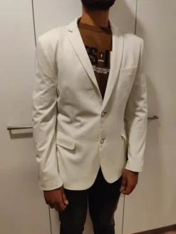 Hot Arrow Valkoinen puvuntakki