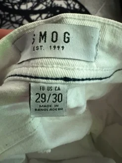 SMOG valkoset farkut