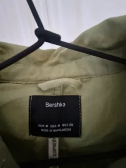 Best Vihreä lyhyt puuvilla takki