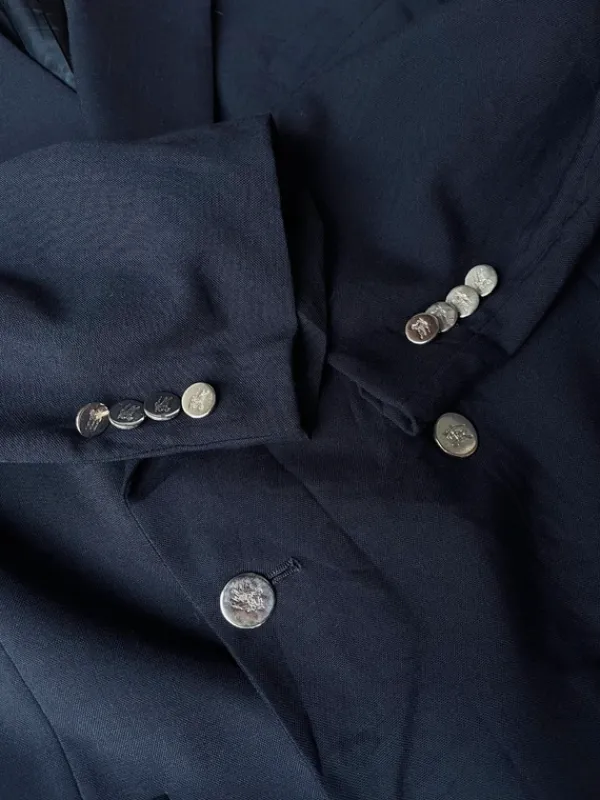 New Burberrys Vintage Double Breasted Wool Blazer Burberry’s