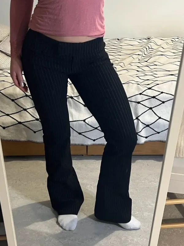 Sale Vero Moda Vintage low waist bootcut dress pants