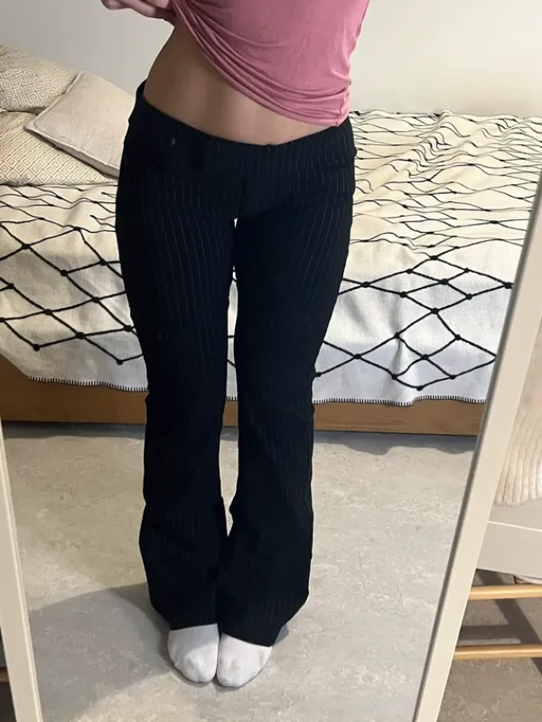 Sale Vero Moda Vintage low waist bootcut dress pants