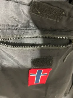 Vintage Napapijri Geographic Expedition Winter Jacket Black Hooded Anorak Y2K Size M