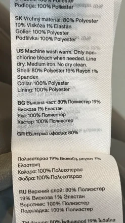 Weekday 48/50 oversize pukusetti