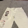 New SMOG White alt baggy jorts
