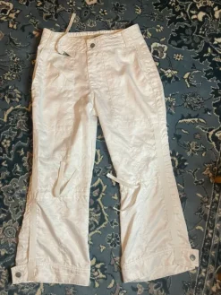 Best SandI white capris high waist