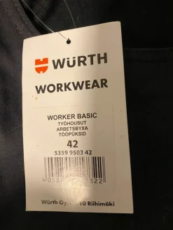 New Wurth työhousut worker basic