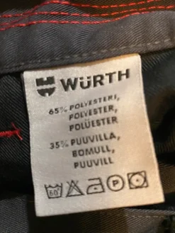 New Wurth työhousut worker basic