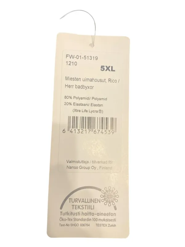 5XL uudet miesten uimahousut