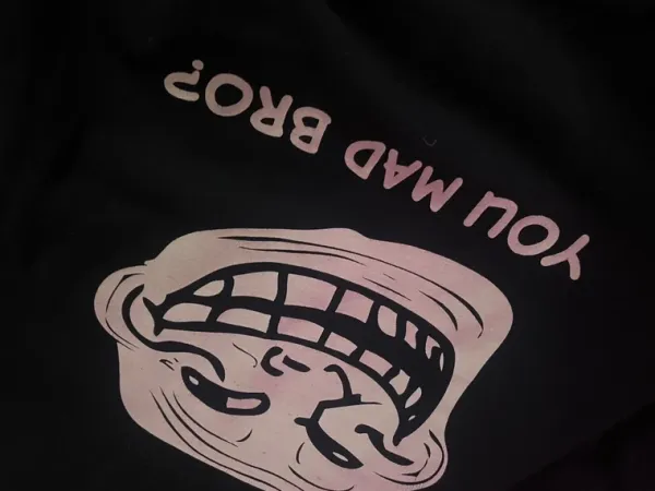 New You mad bro? Huppari